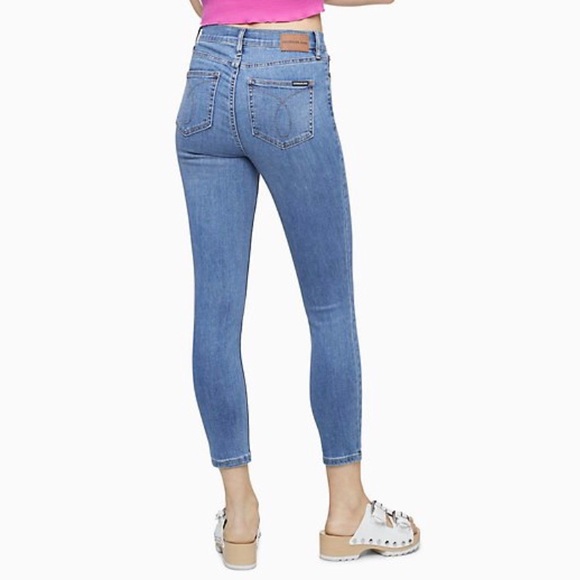 NWT Calvin Klein High Rise Skinny Ankle Jeans - Picture 3 of 11